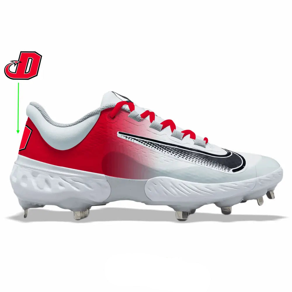 "Dickinson College 2.0" Nike Alpha Huarache Elite 4 Low Cleats
