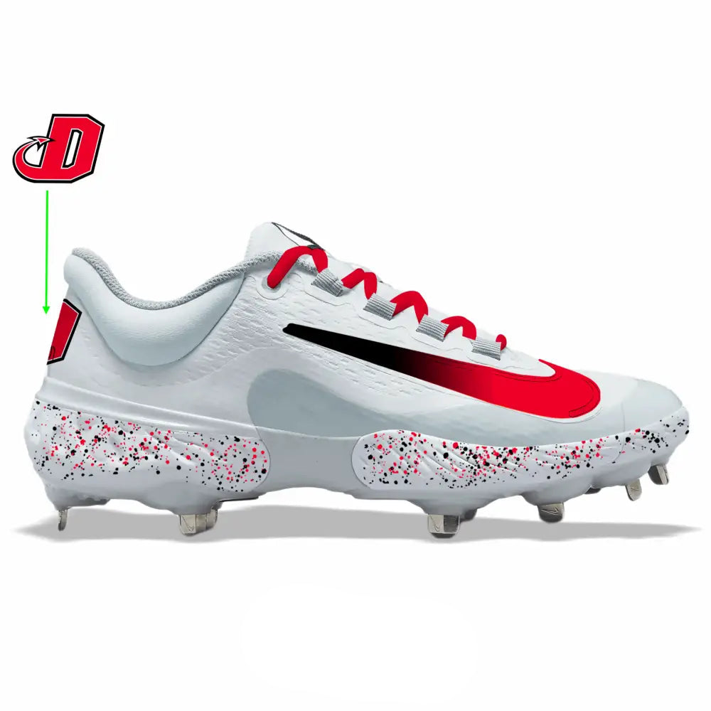 "Dickinson College" Nike Alpha Huarache Elite 4 Low Cleats