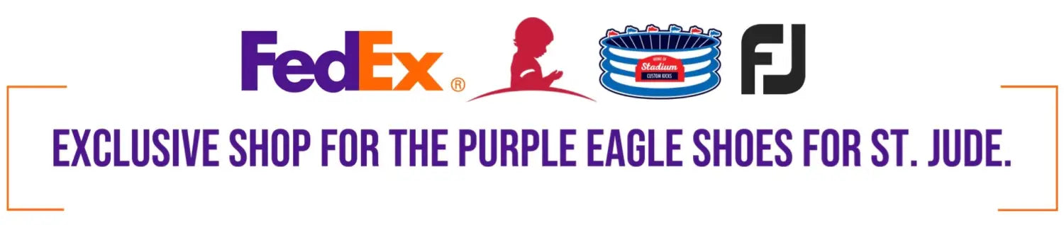 Purple Eagle Shoes For St. Jude