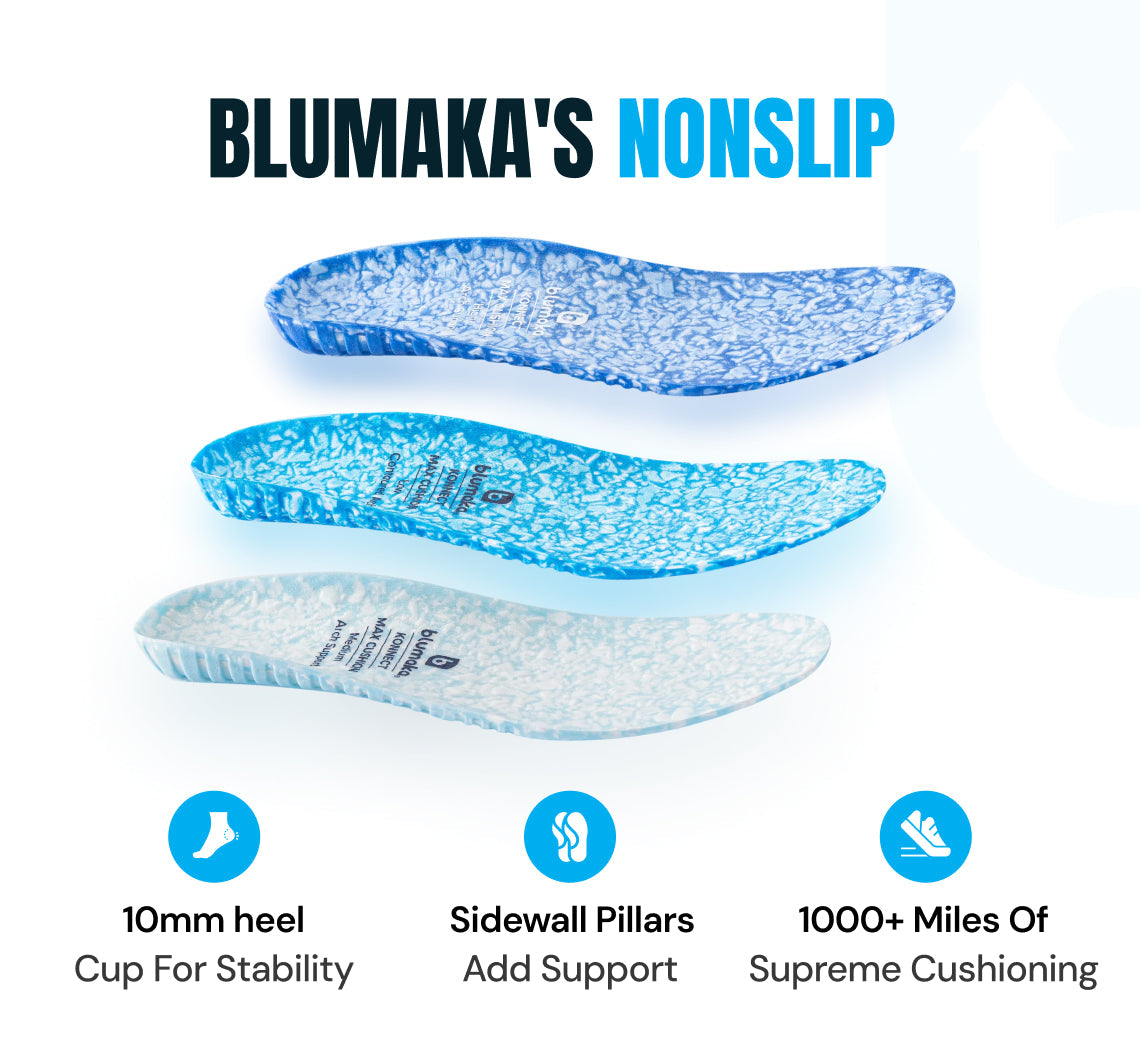 Blumaka NonSlip 'FoamLock' Performance Insoles