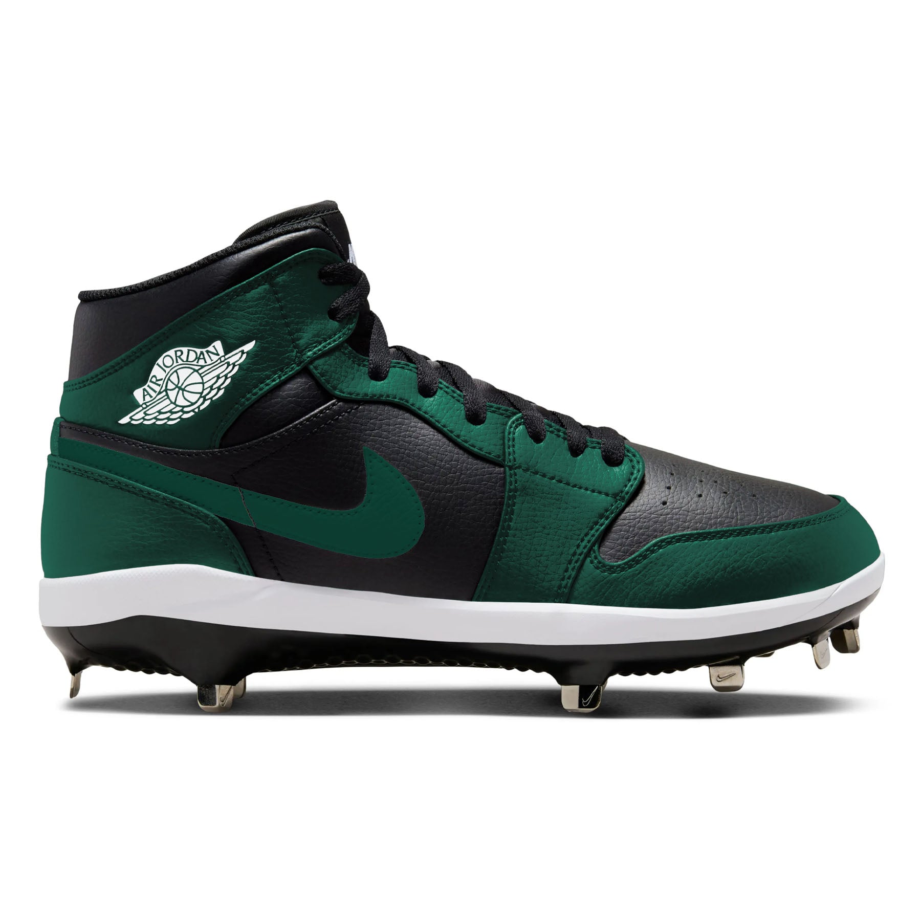 black and green softball cleats