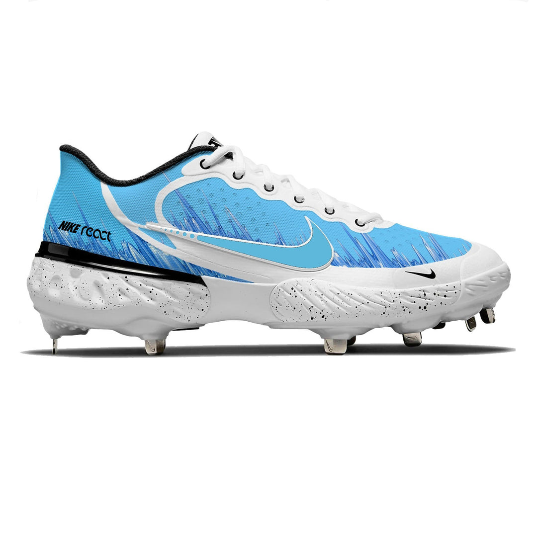 ’Frozen Tundra’ Nike Alpha Huarache Elite 3 Low Cleats - Cleats