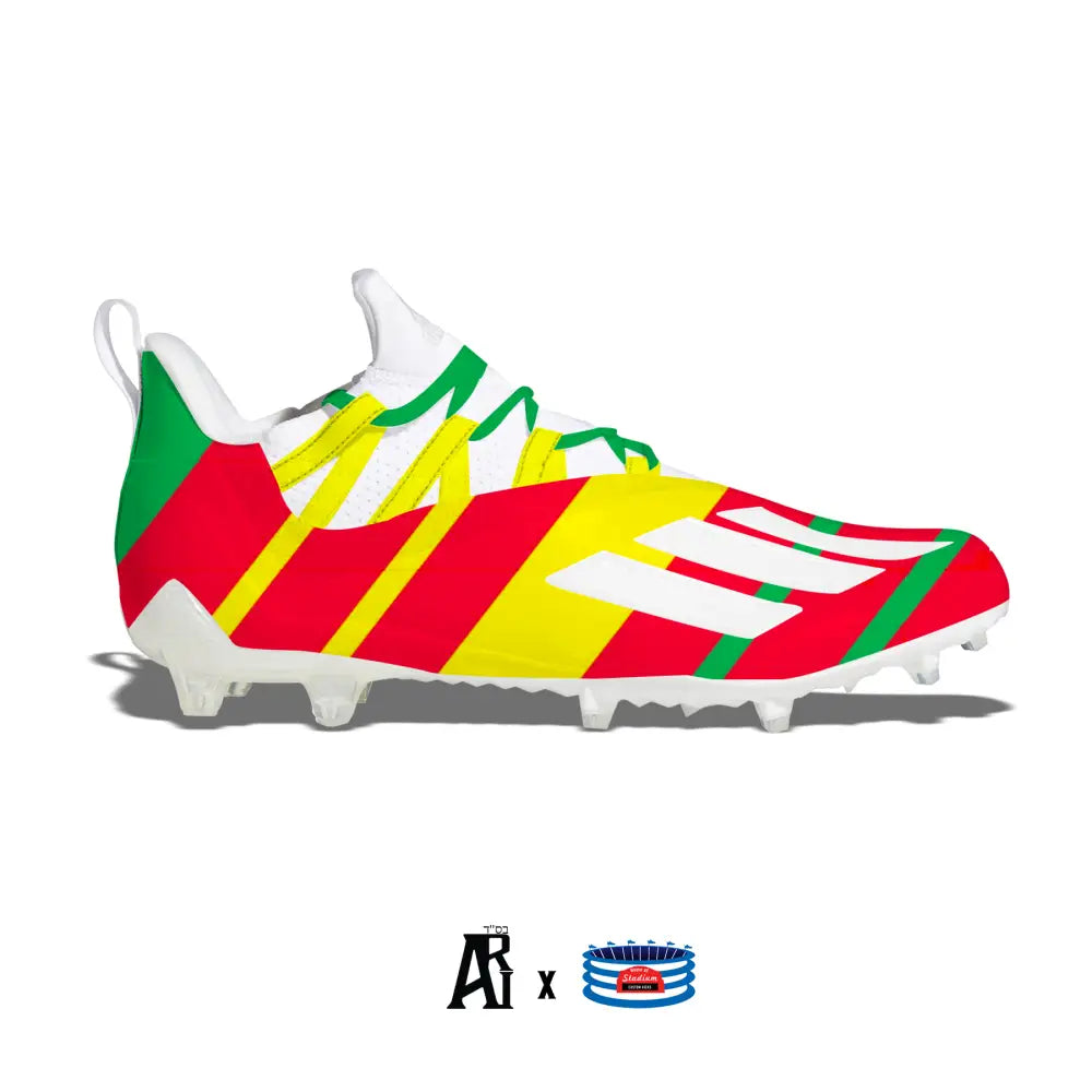 ’Fruit Stripes’ Adidas Adizero 11.0 Football Cleats - Cleats