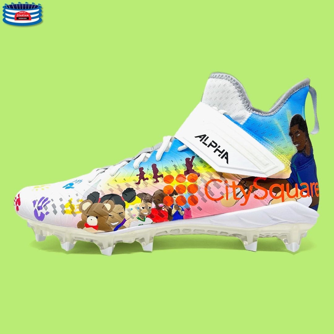 Full Custom personalized athletic cleat designed for optimal performance and style