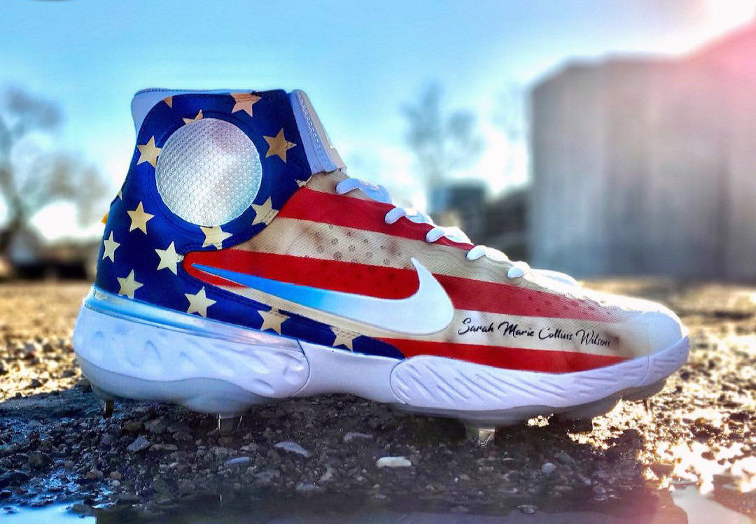 American flag-themed athletic shoe from Full Custom collection