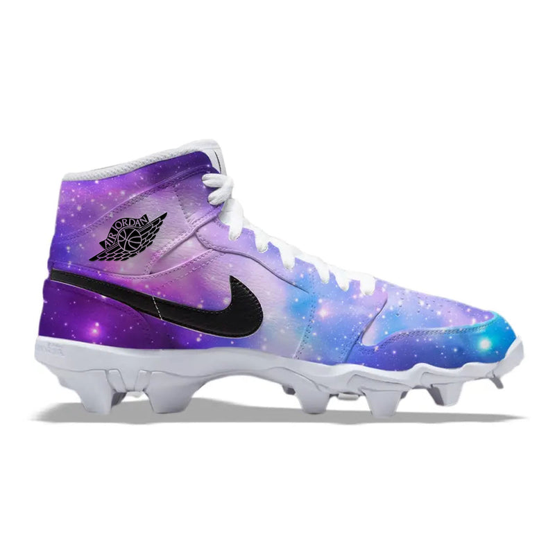 ’Galaxy’ Jordan 1 Kids’ Multisport Cleats - Cleats