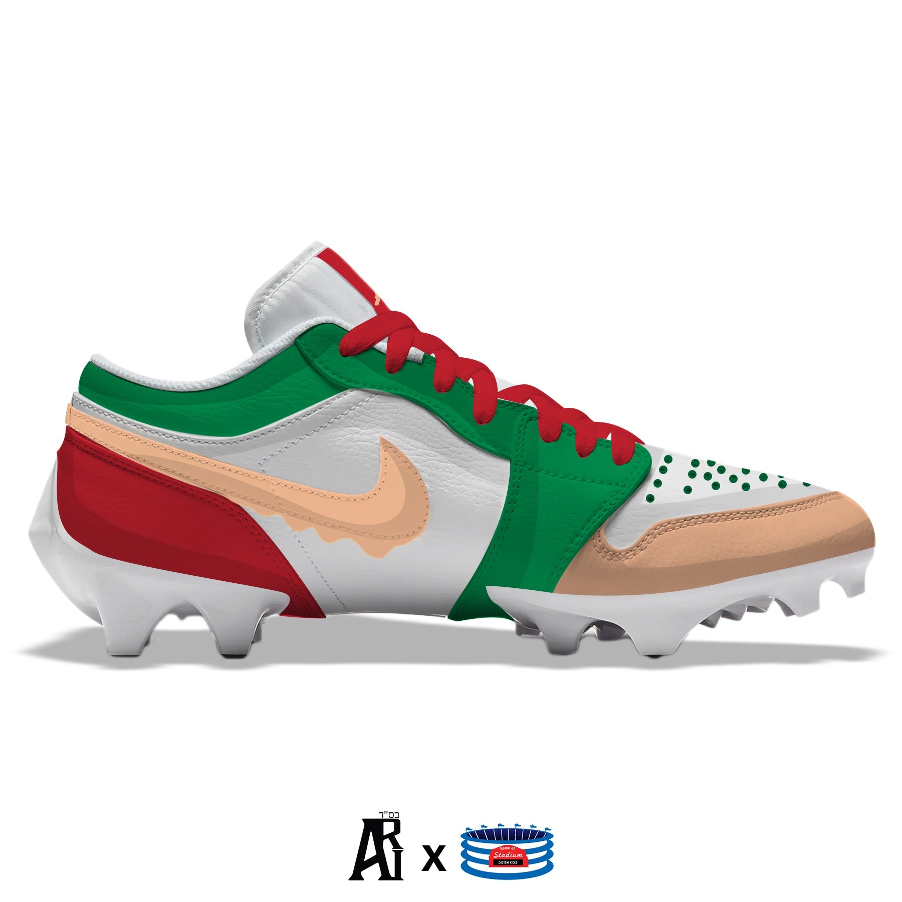 Jordan 1 hotsell low football cleats