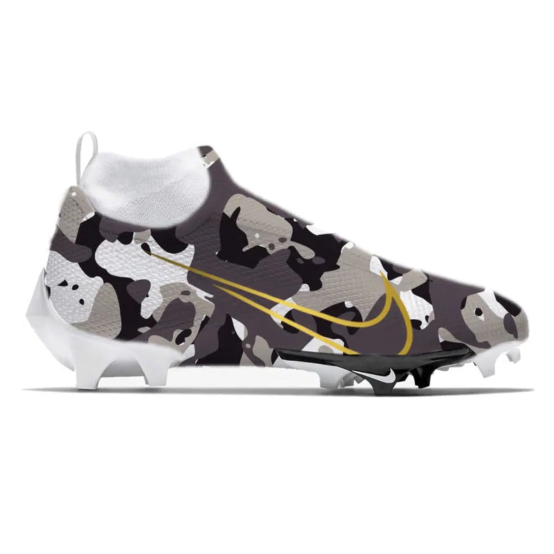 ’Golden Gray Camo’ Nike Vapor Pro 360 Cleats - Cleats