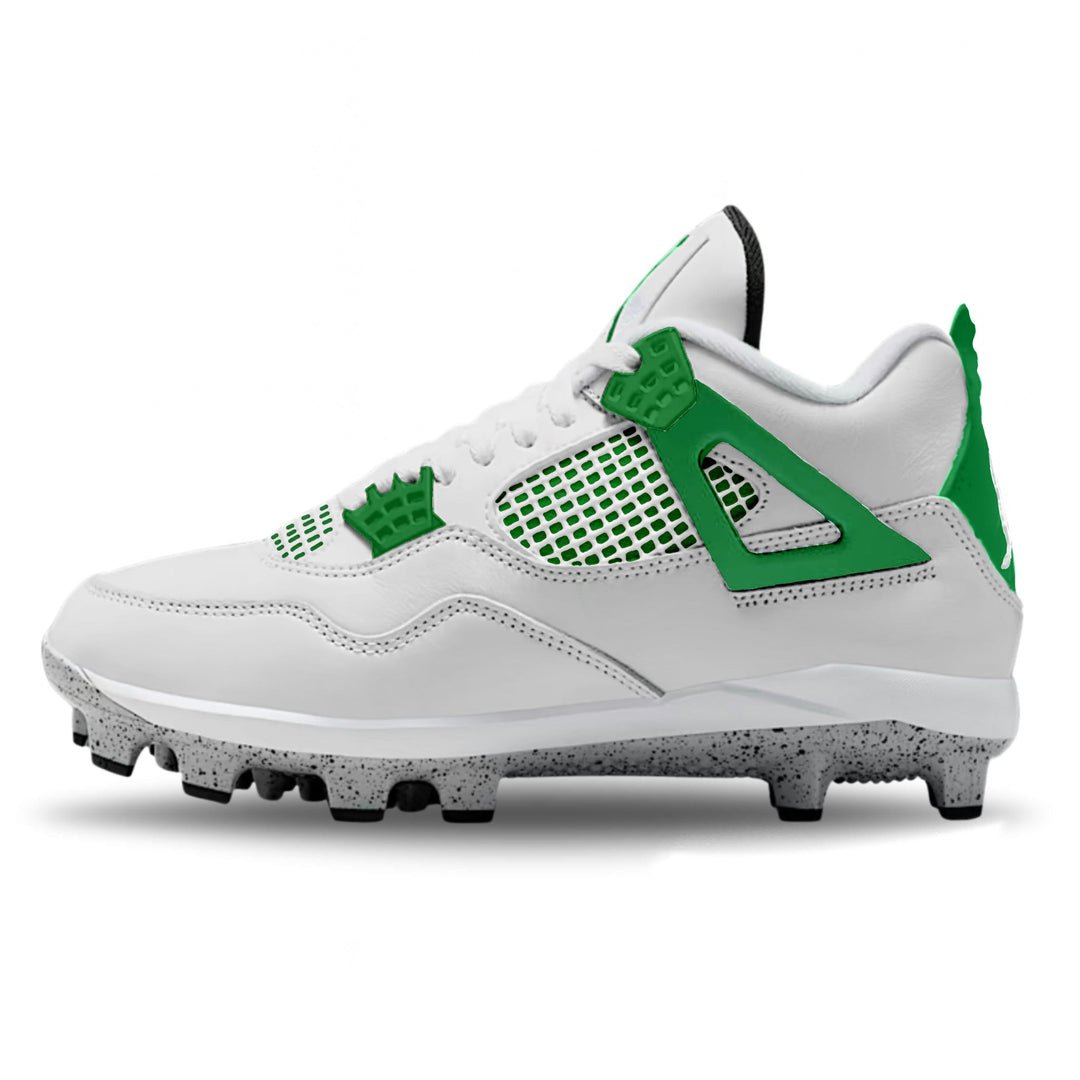 ’Green’ Jordan 4 Retro MCS Cleats - Cleats