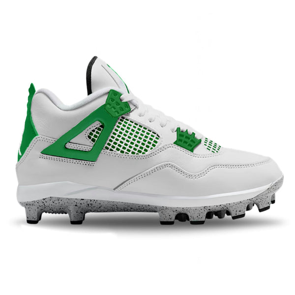 Green Jordan 4 Retro MCS | Stadium Custom Kicks