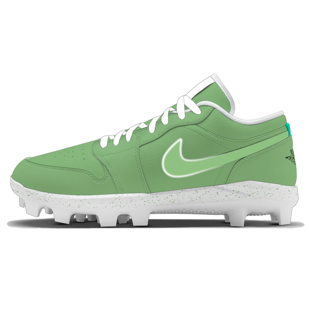 ’Green Tea’ Jordan 1 Retro Cleats - Cleats
