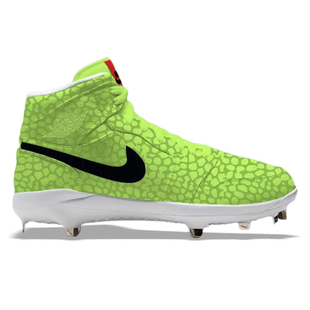 ’Grinch’ Jordan 1 Retro Cleats - Cleats
