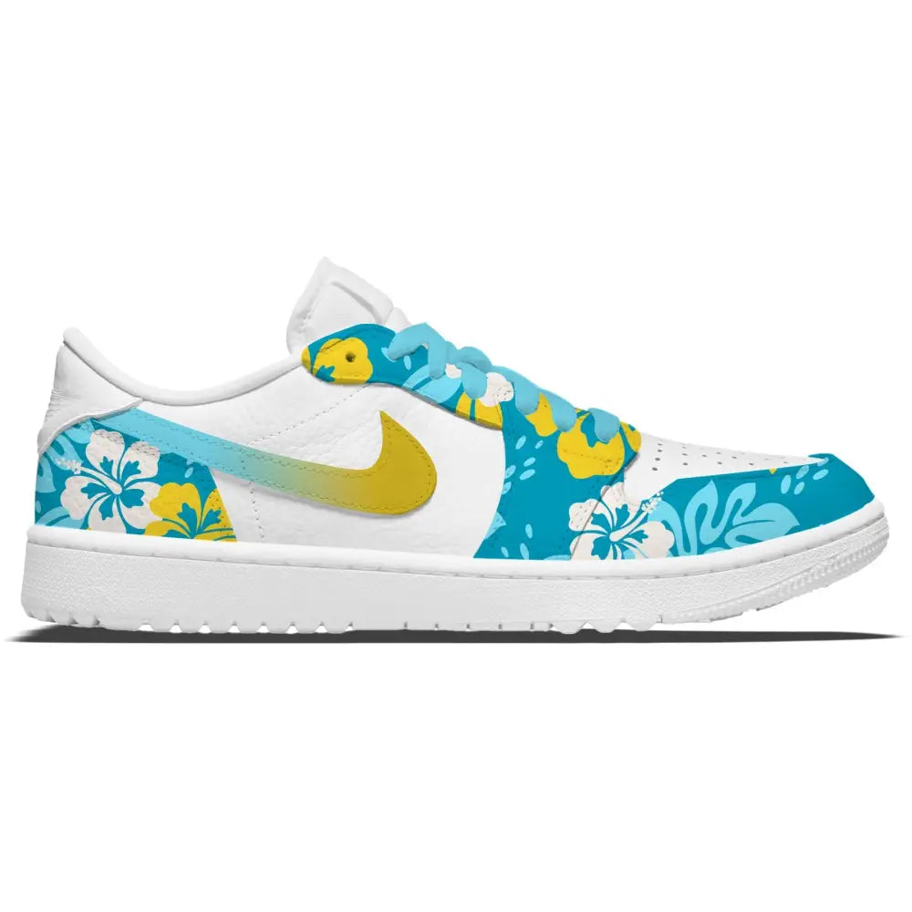 ’Hawaii’ Jordan 1 Golf Shoes - Sneakers