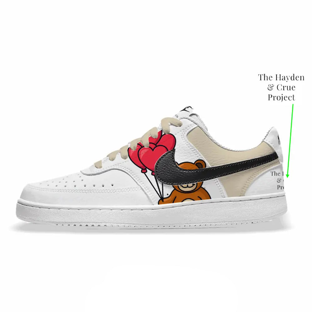 "Hayden + Crue" Nike Court Vision Low Shoes