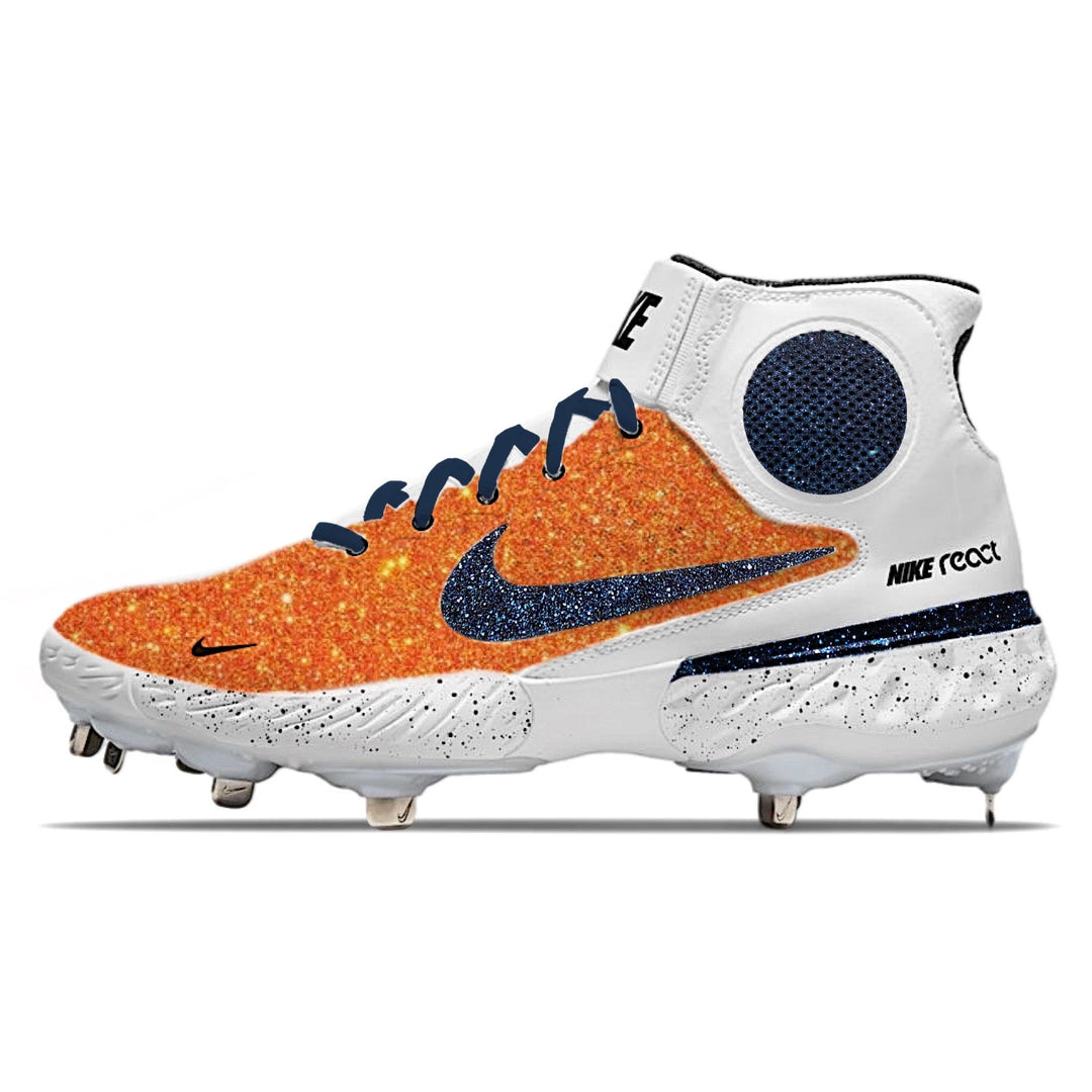 ’Houston Glitter’ Nike Alpha Huarache Elite 3 Mid Cleats - Cleats
