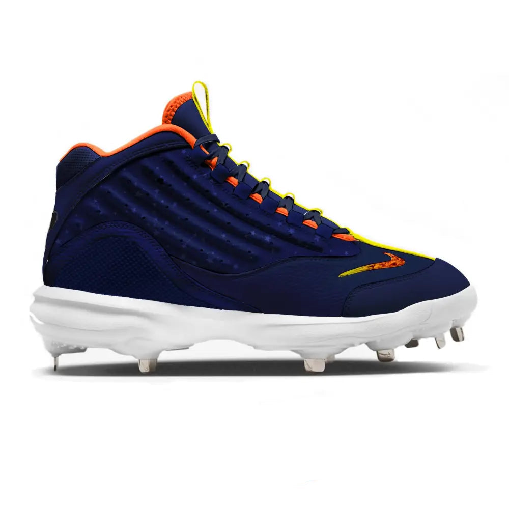 Navy blue Nike Griffey 2 baseball cleat for optimal performance and style