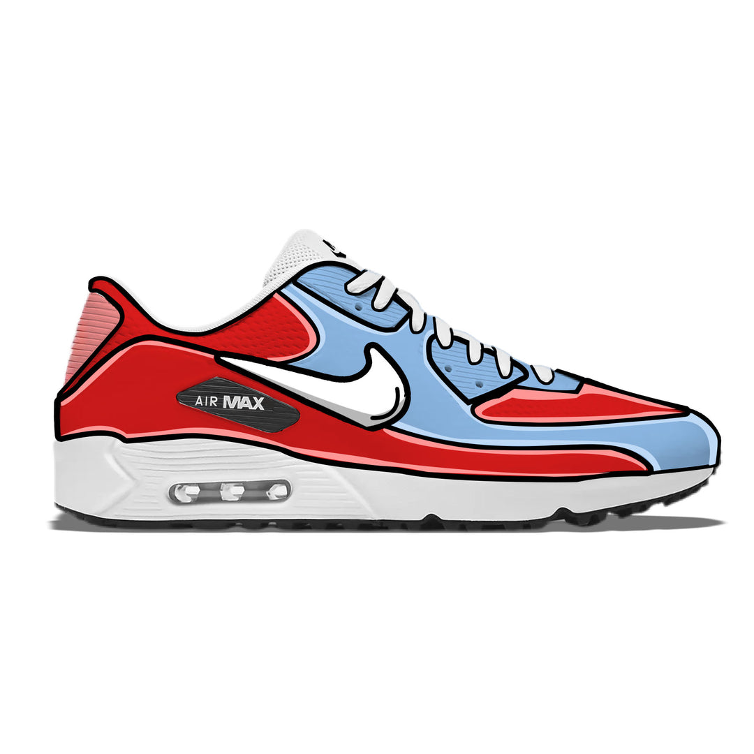 ’Cartoon’ Nike Air Max 90 G Golf Shoes - Sneakers