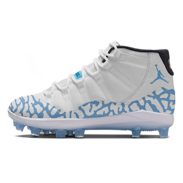"Iceberg" Jordan 11 Retro MCS Baseball Cleats