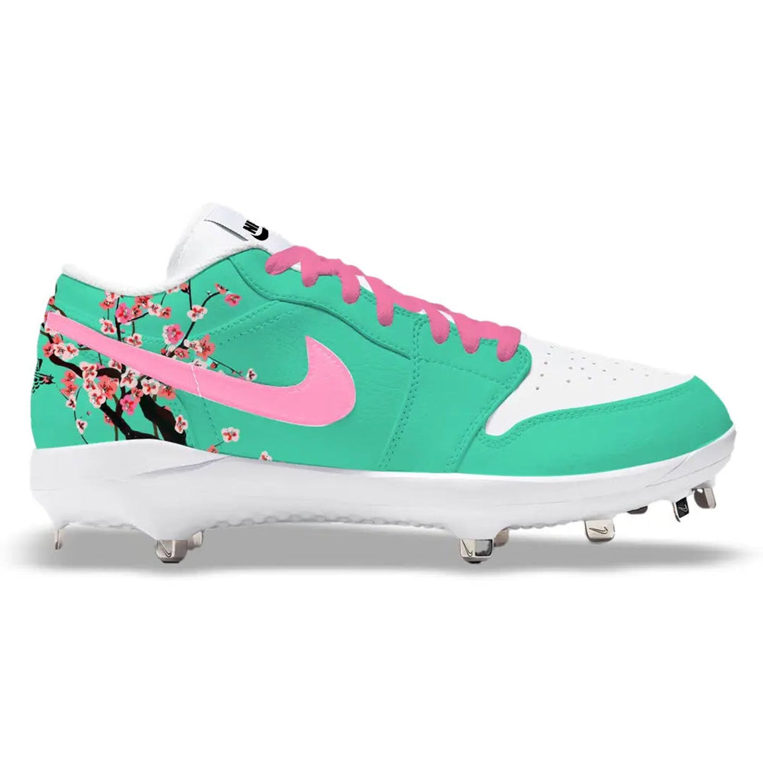 ’Iced Tea’ Jordan 1 Retro Cleats - Cleats