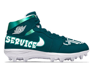 Jalen Hurts custom footwear mockup