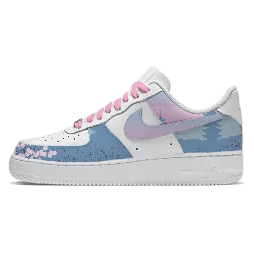 Nike Af1 Nike Airbrush Shoes Japanese Cherry Blossom