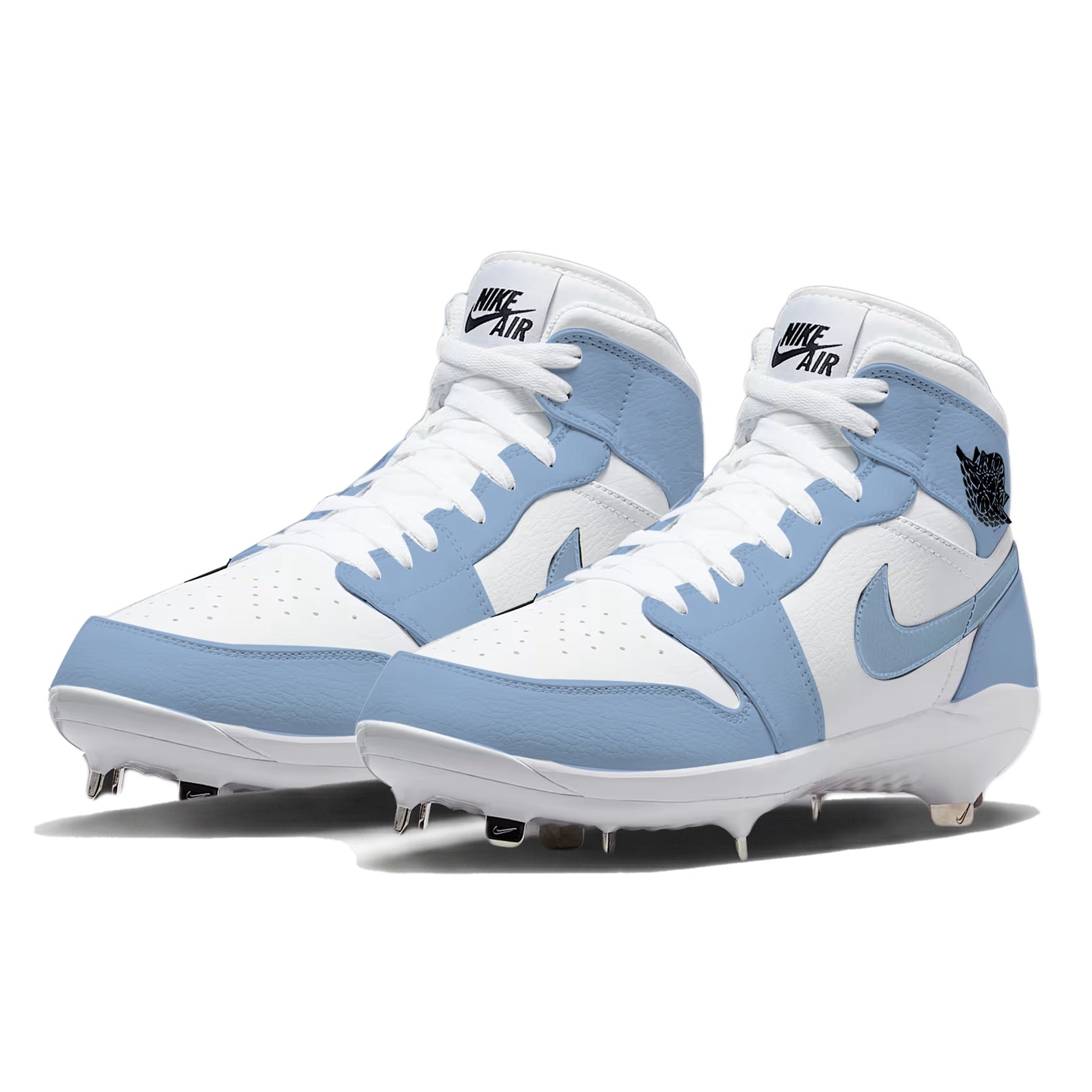 ジョーダン1 unc スパイク カスタムクリーツ ジョーダン1 unc スパイク カスタムクリーツ JORDAN 1 UNC TOE