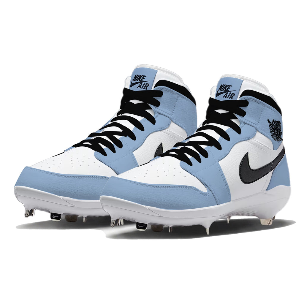 university blue football cleats