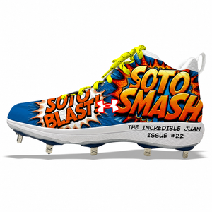 Juan Soto custom footwear mockup