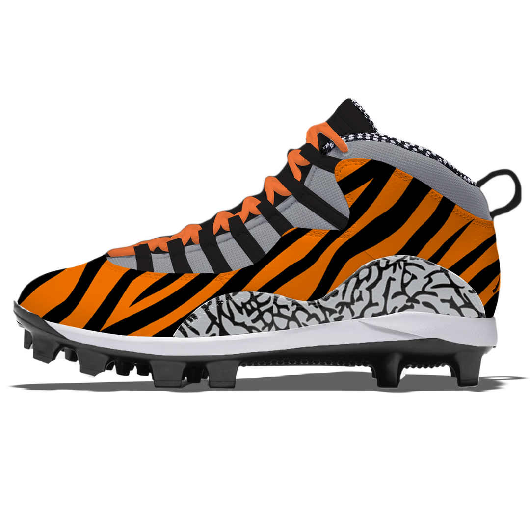 Jungle” Jordan Retro 10 MCS Baseball Cleats Stadium – Stadium