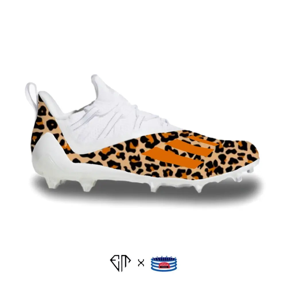 ’Leopard’ Adidas Adizero 11.0 Football Cleats - Cleats