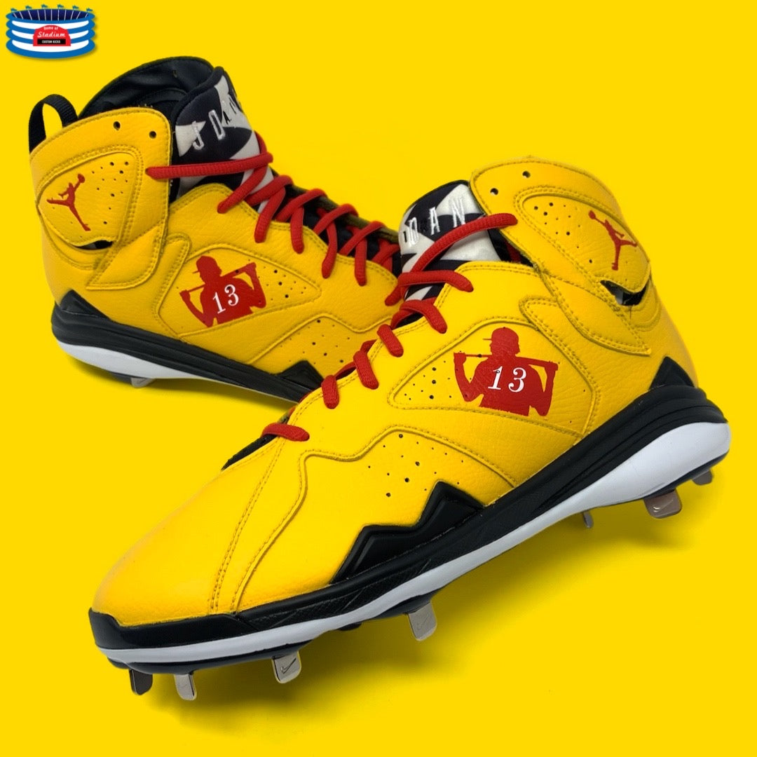 Yellow baseball cleats from the Logo and Simple Design collection