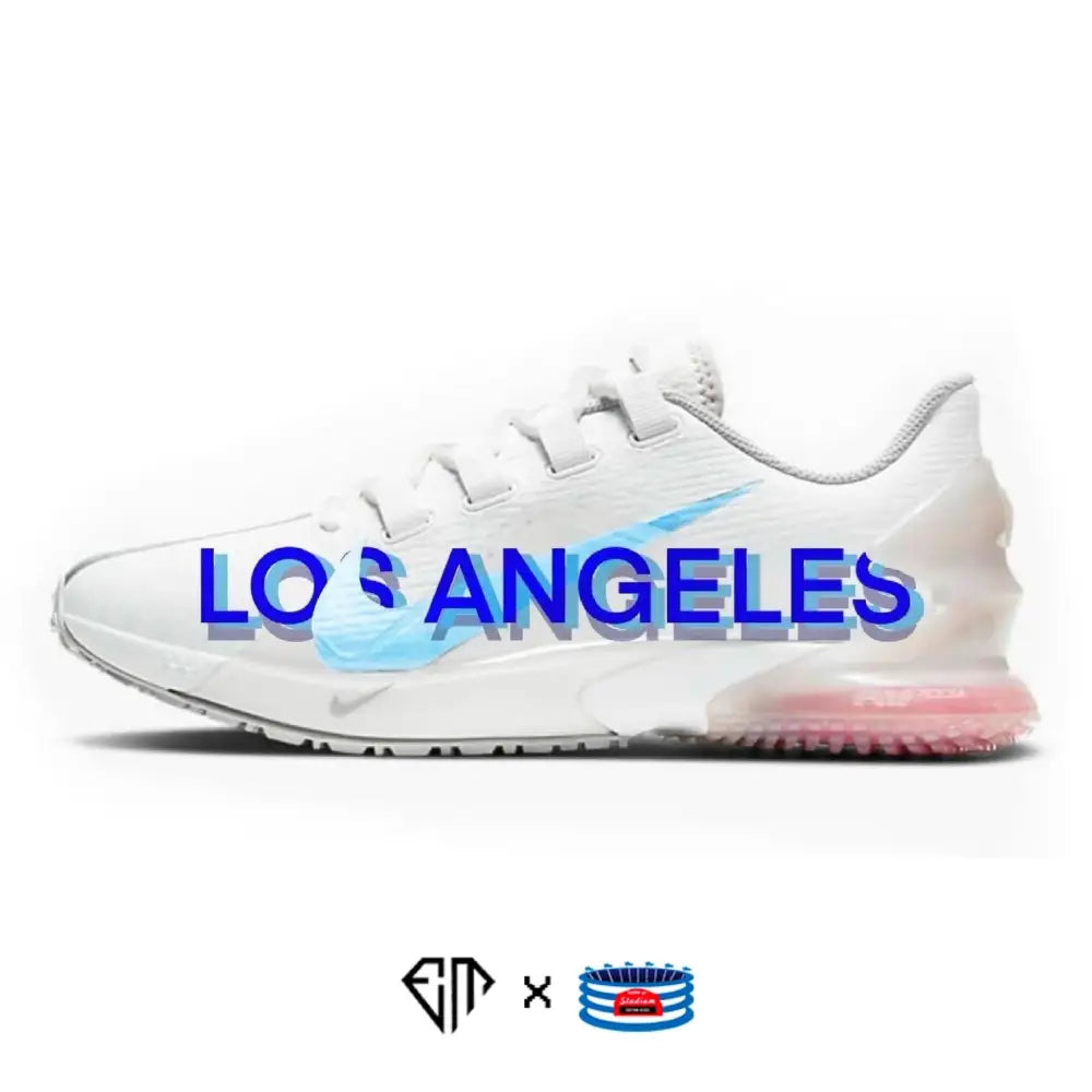 White running shoe from Nike Force Zoom Trout 7 Turf LA collection