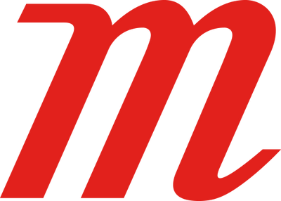 Red 'm' logo