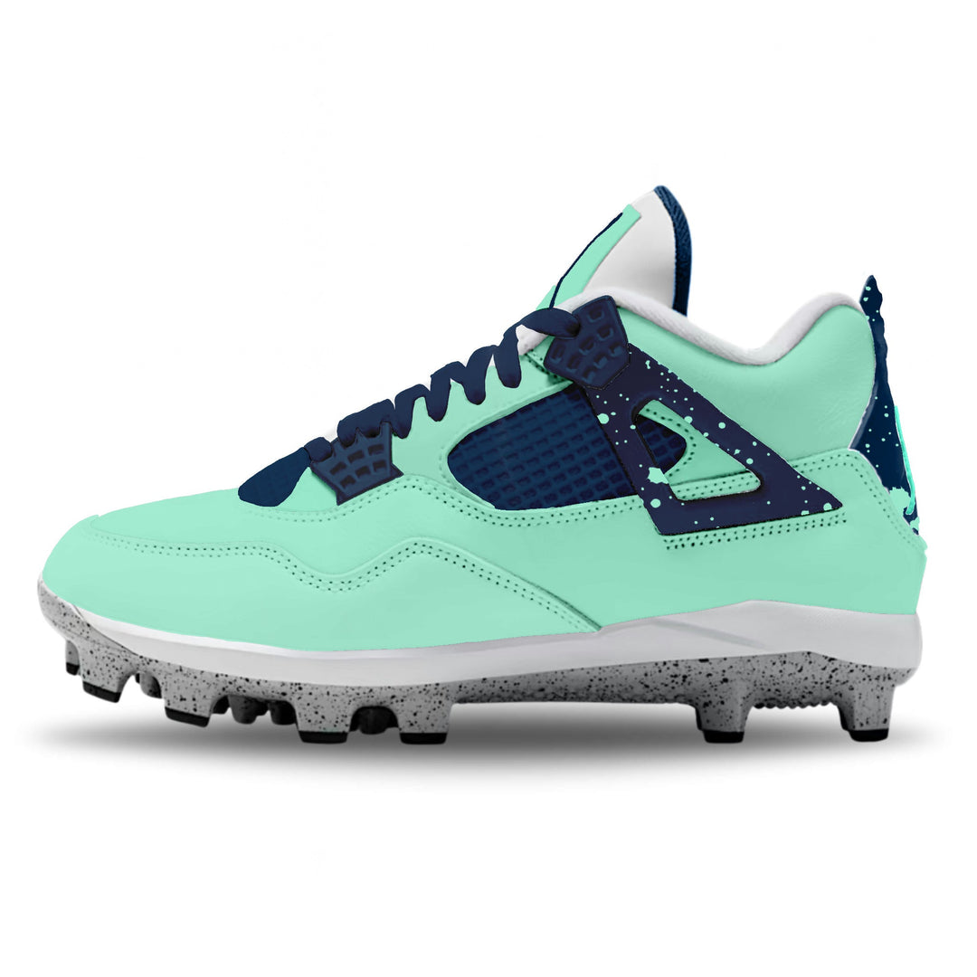 ’Midnight Liberty’ Jordan 4 Retro MCS Cleats - Cleats