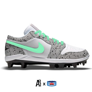 "Mint Cement" Jordan 1 Retro Cleats