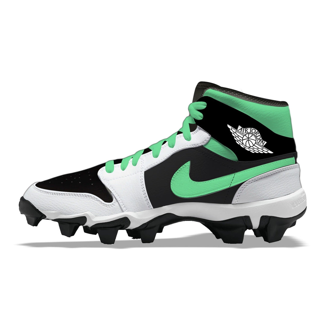 ’Mint Panda’ Jordan 1 Kids’ Multisport Cleats - Cleats