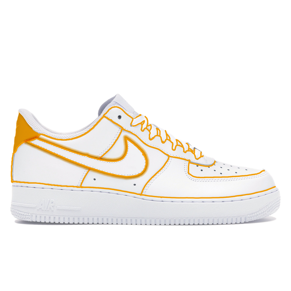 nike air force neon shoes