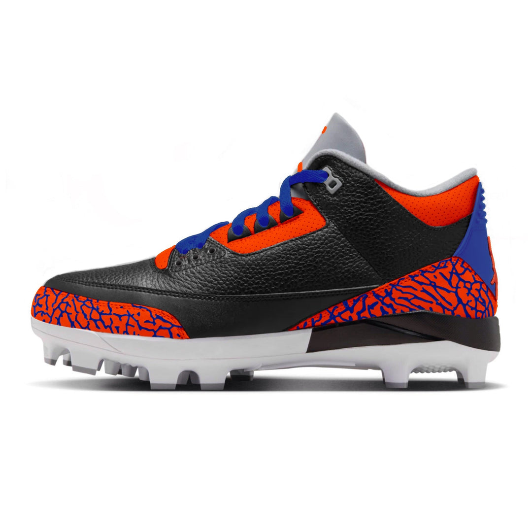 ’New York’ Jordan 3 Retro MCS Cleats - Cleats