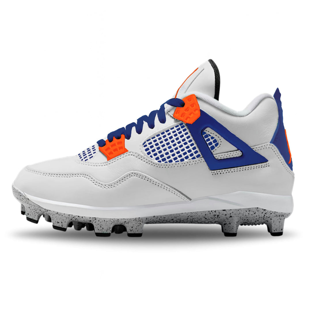 ’New York’ Jordan 4 Retro MCS Cleats - Cleats