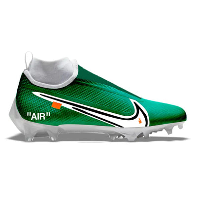 Green Nike Vapor Pro 360 football cleat from Off-New York Green collection