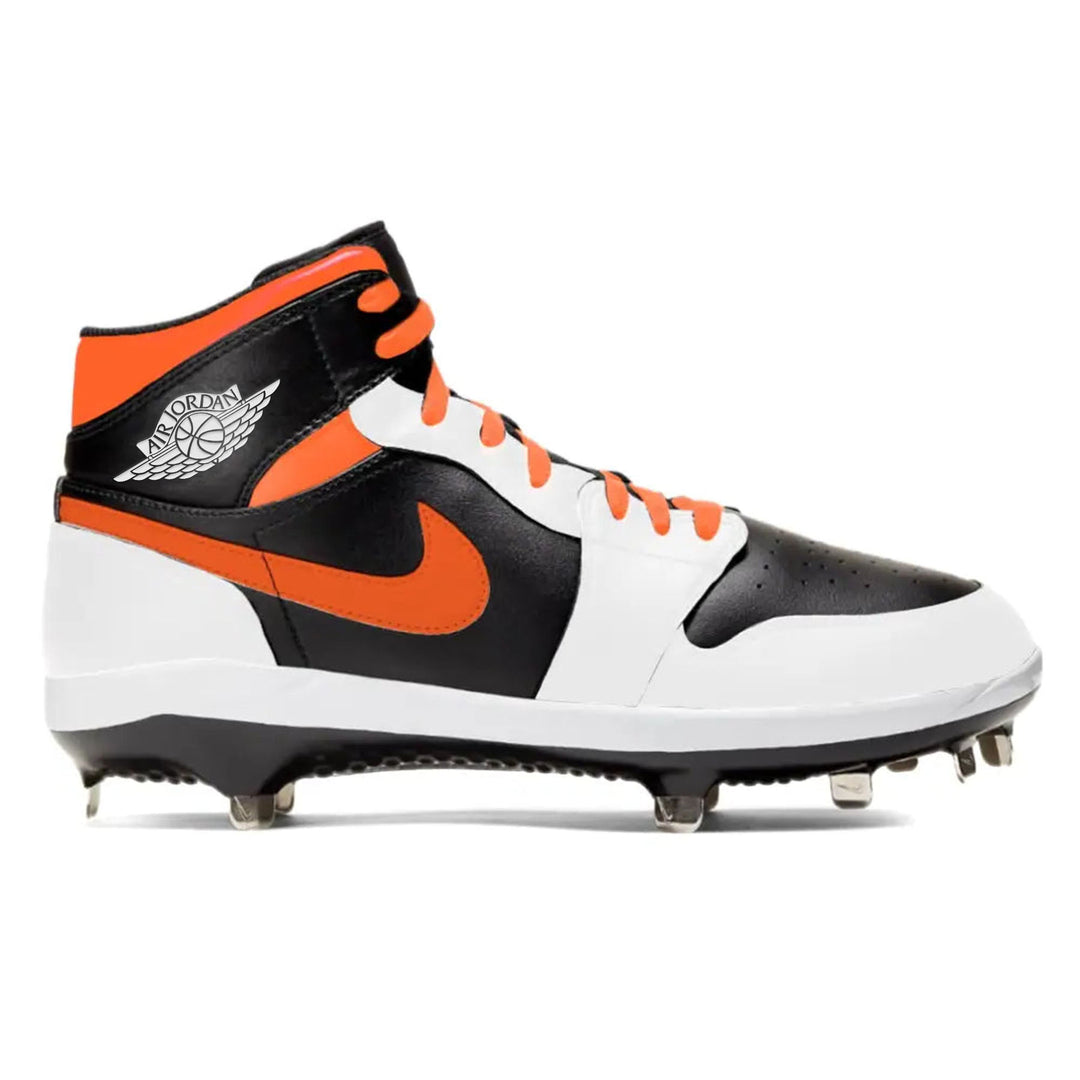 ’Orange Panda’ Jordan 1 Retro Cleats - Cleats
