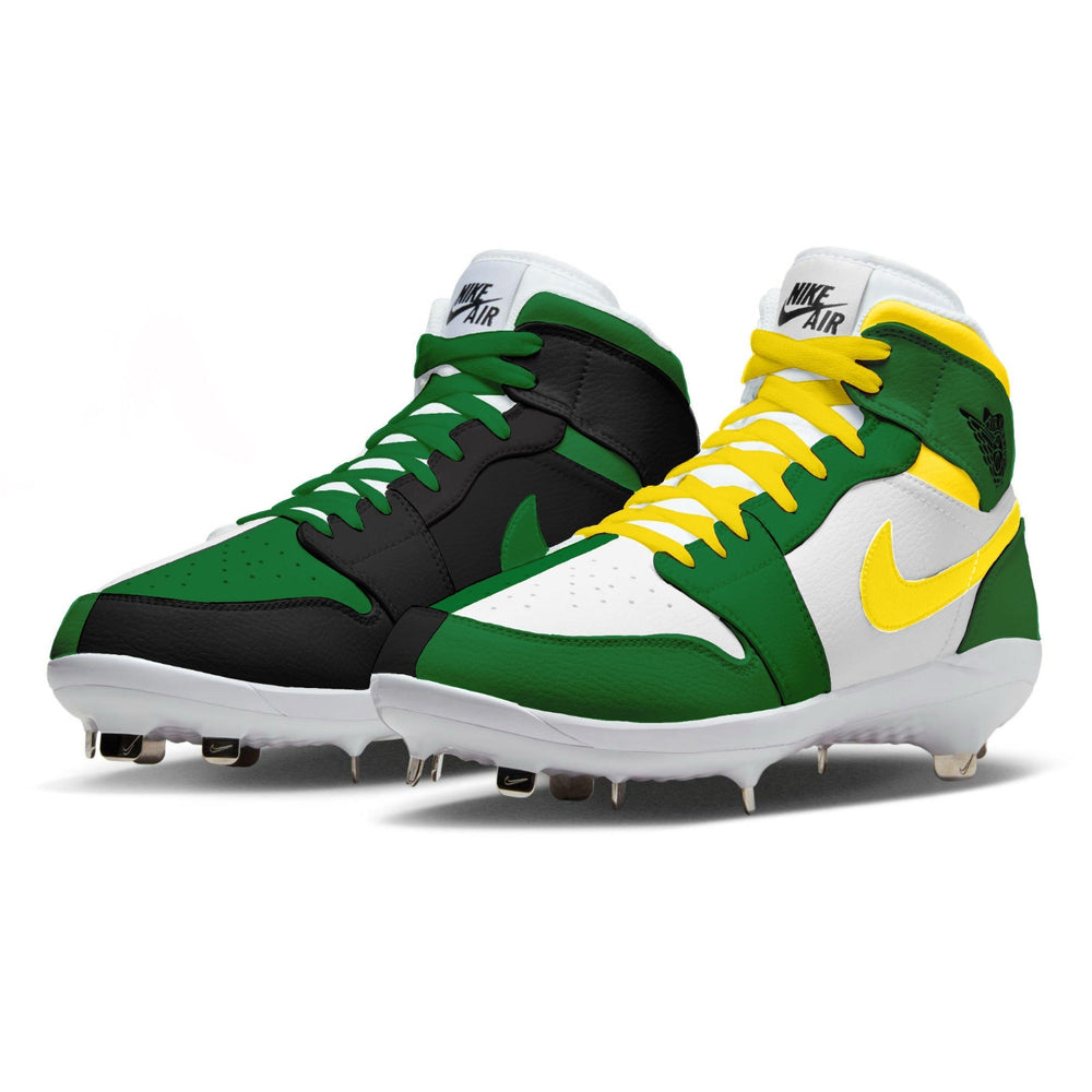 ’Oregon Homage to Home’ Jordan 1 Retro Cleats - Cleats