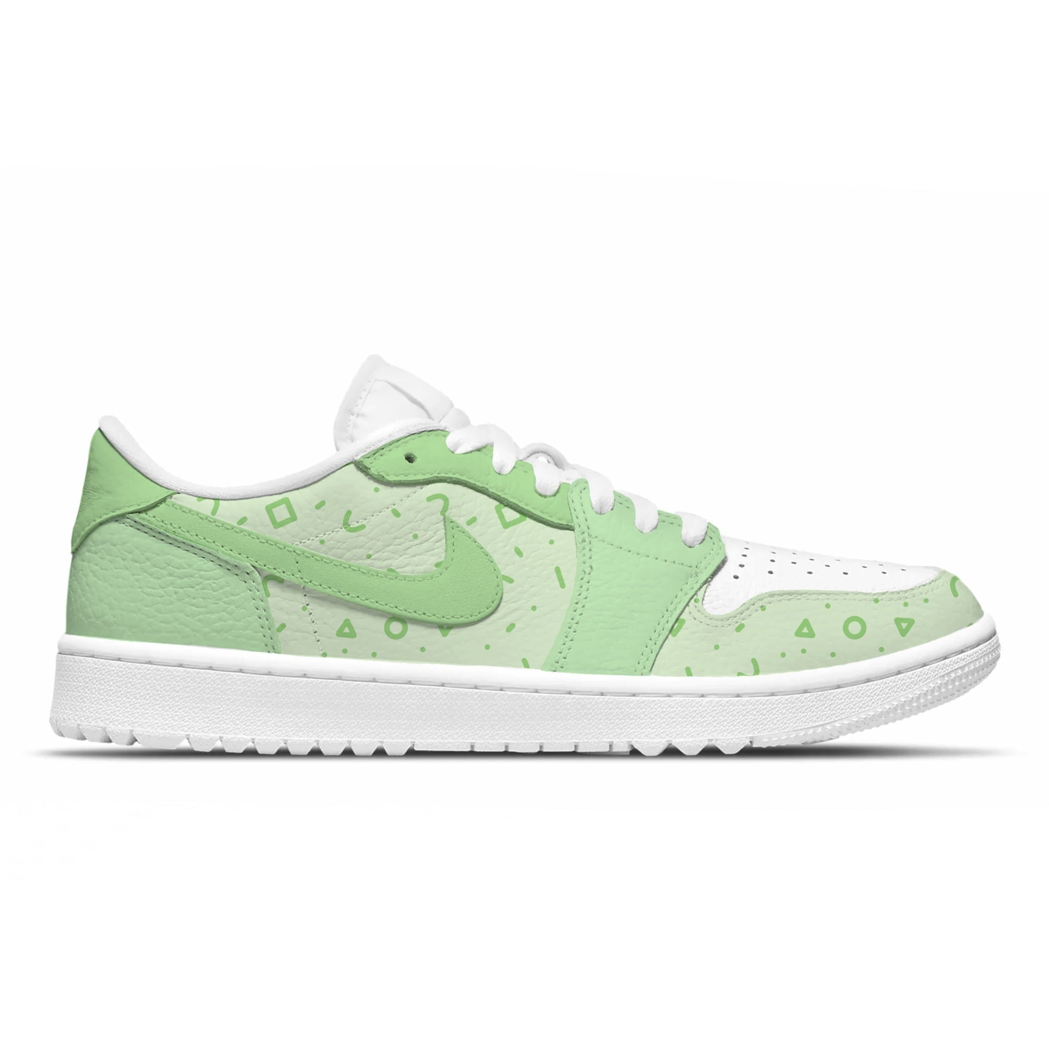 ’Pastel Green’ Jordan 1 Golf Shoes - Sneakers