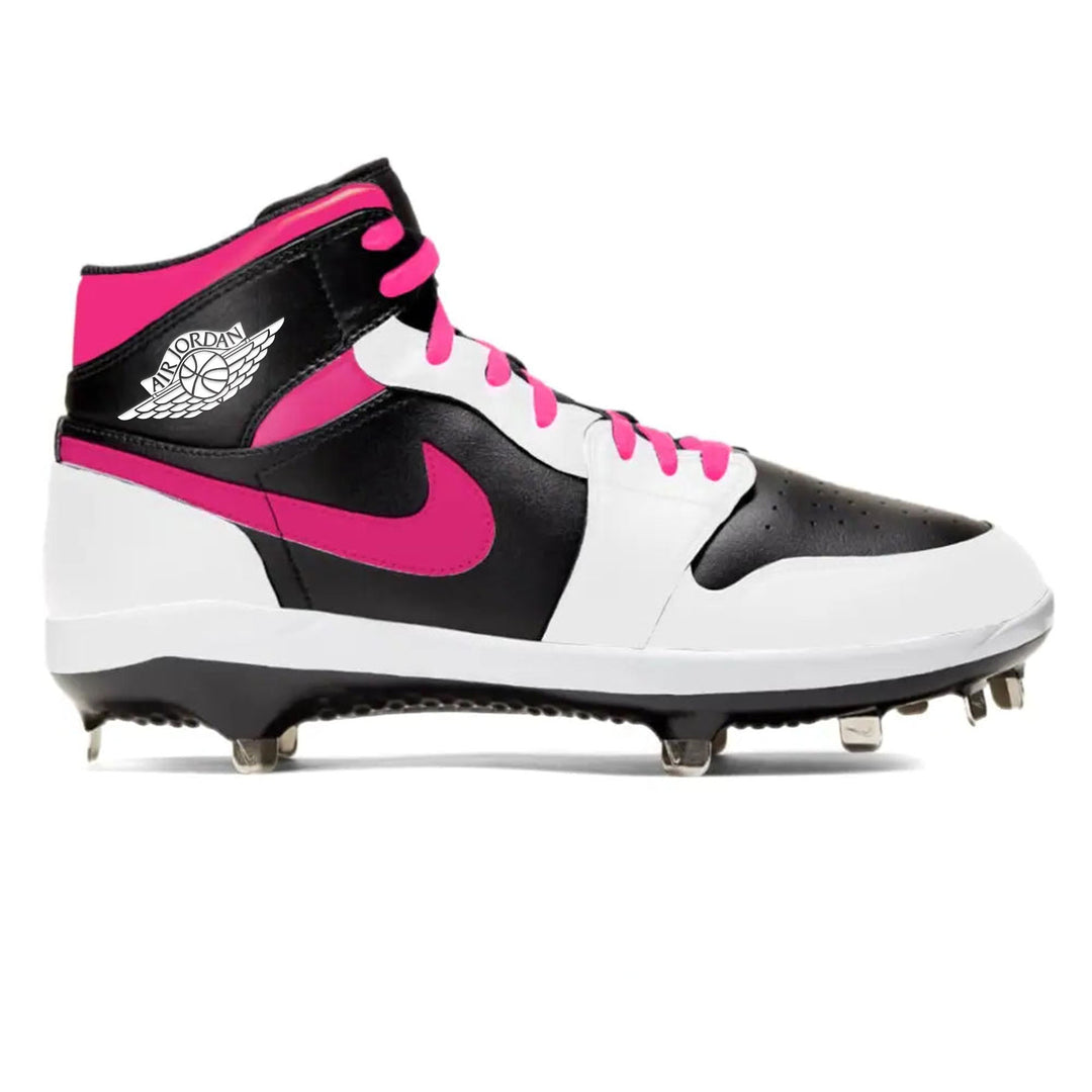 ’Pink Panda’ Jordan 1 Retro Cleats - Cleats
