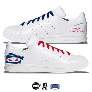 "Pitching Ninja Azul Blizzard" Adidas Stan Smith Zapatos Casuales