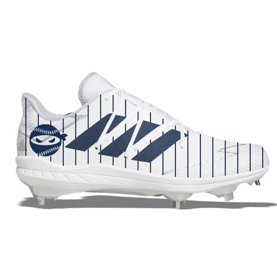 ’Pitching Ninja Pinstripes’ Adidas Afterburner 7 Cleats- Size 13 Men’s - Sneakers