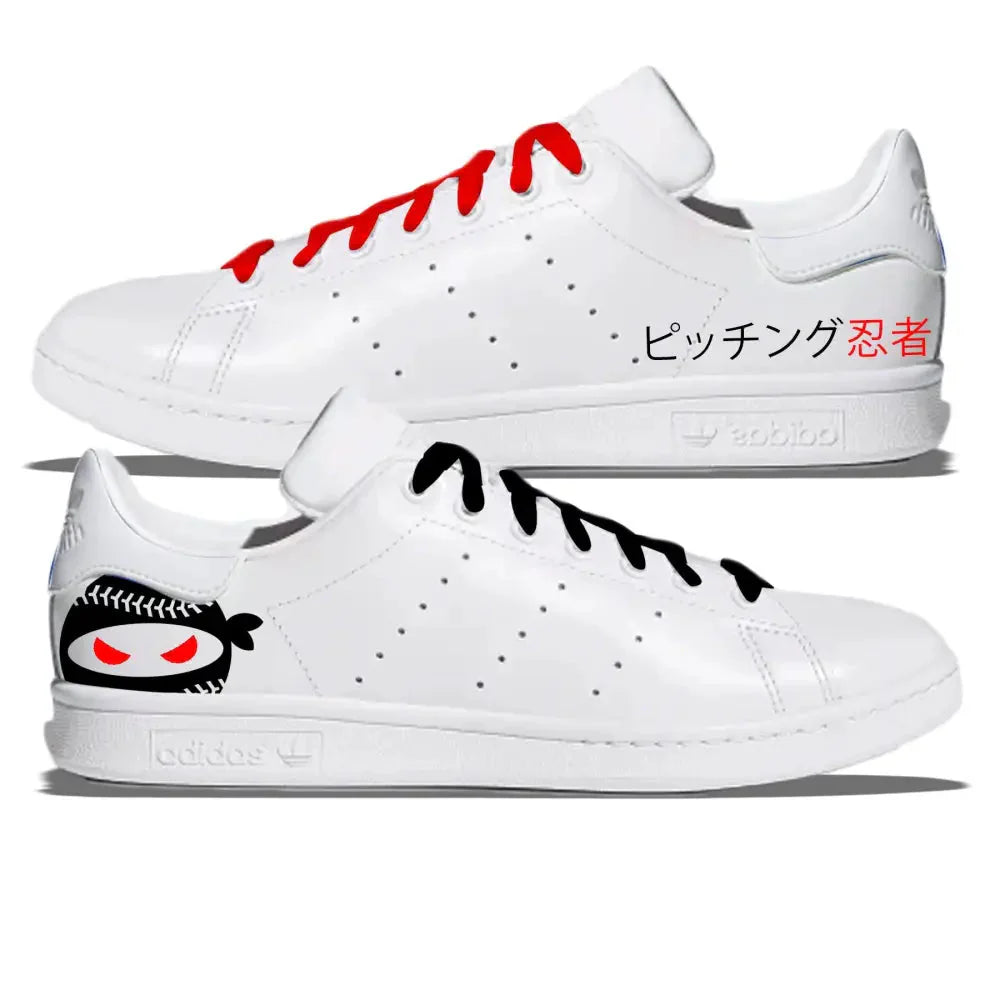 ’Pitching Ninja- Japan Edition’ Adidas Stan Smith Casual Shoes - Sneakers