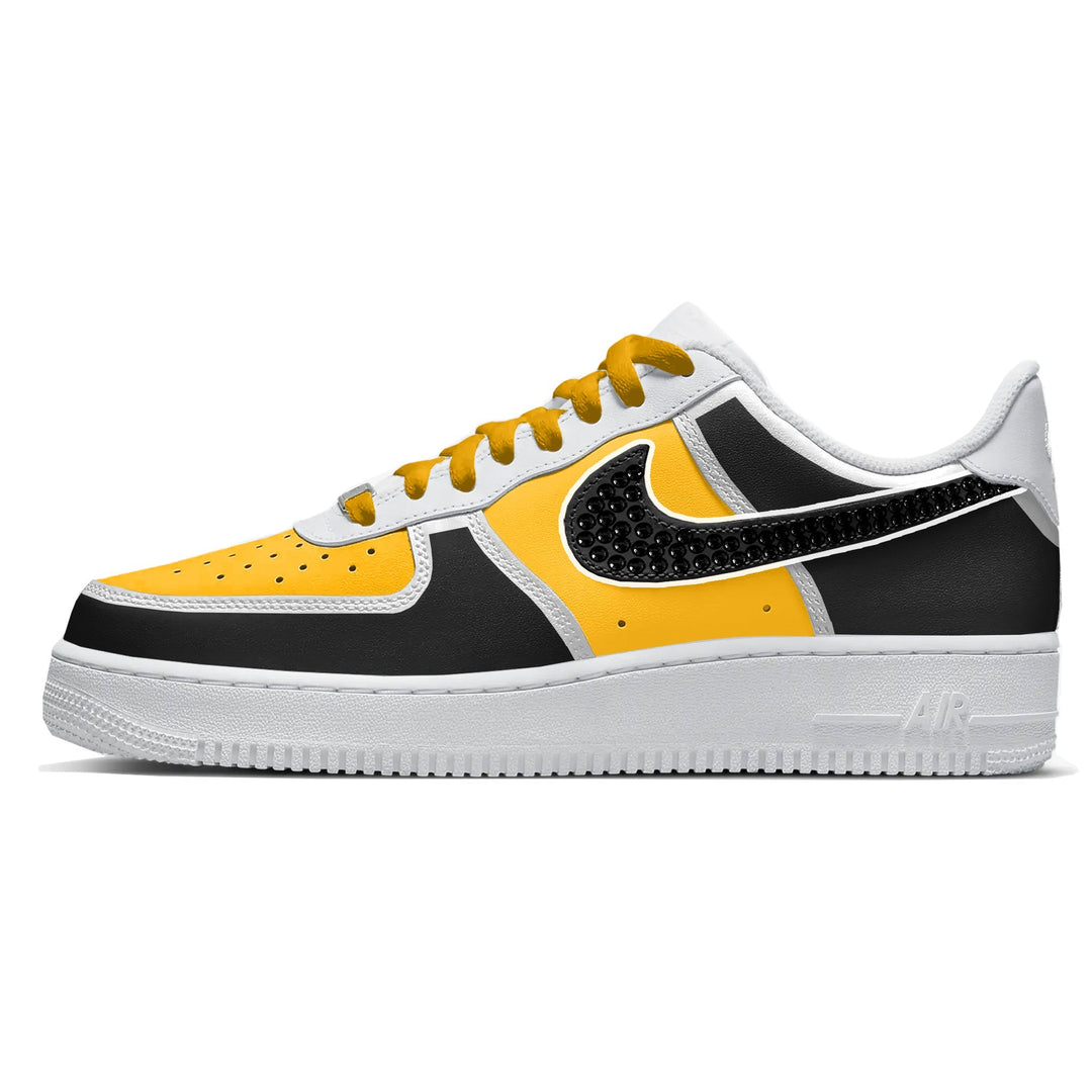 ’Pittsburg Crystals’ Nike Air Force 1 Low Shoes Sneakers