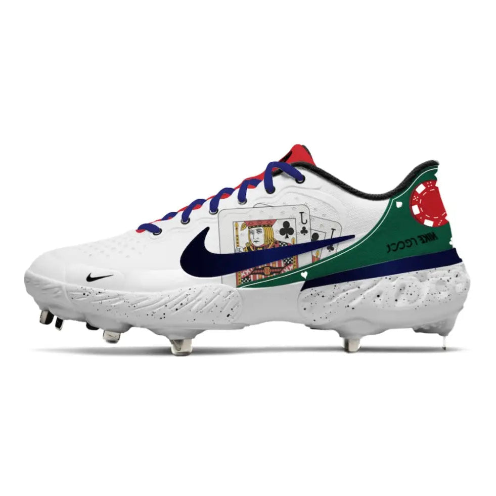’Poker’ Nike Alpha Huarache Elite 3 Low Cleats - Cleats