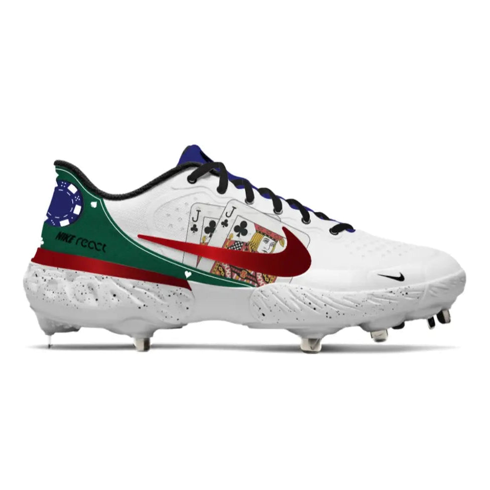 ’Poker’ Nike Alpha Huarache Elite 3 Low Cleats - Cleats